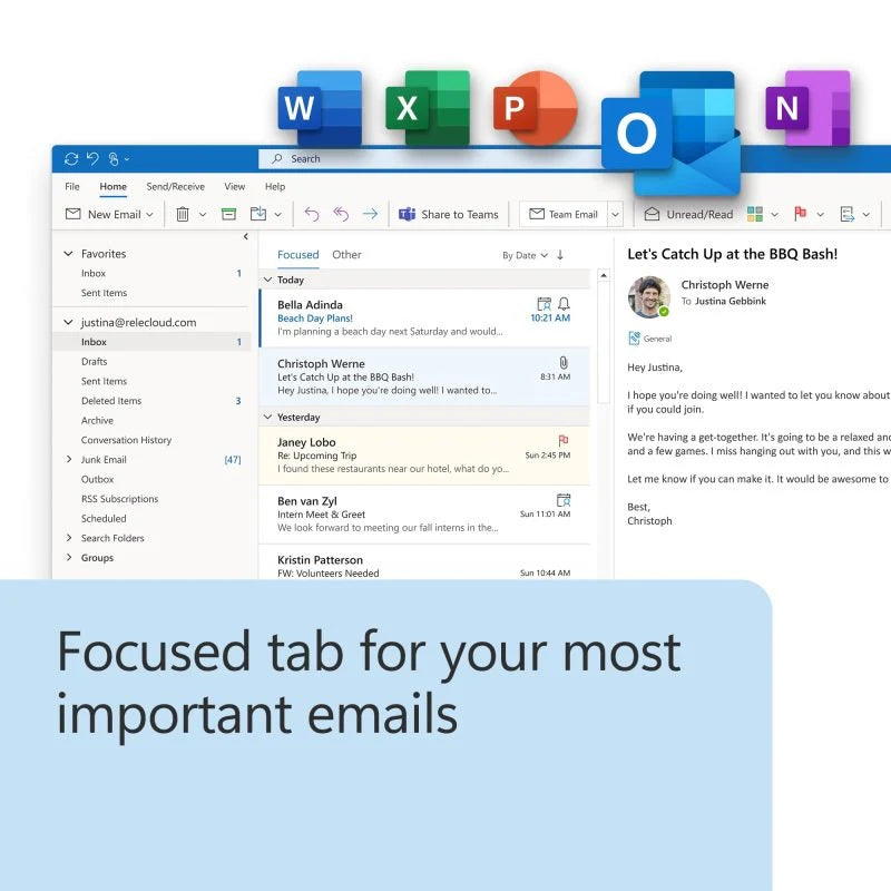 Microsoft Office 2024 Home & Business for PC or MAC